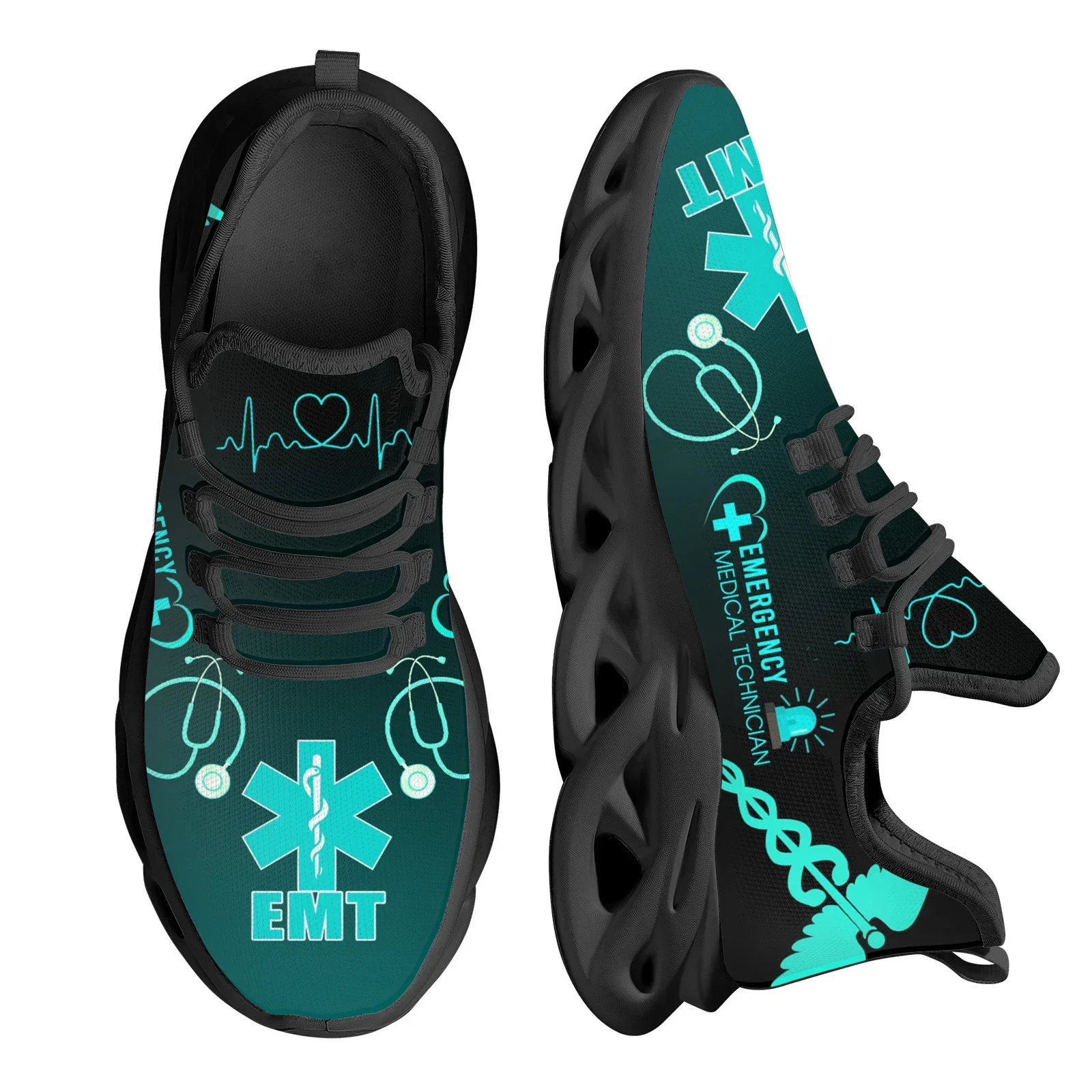 Women'S Shoes Nursing - Cute Nurse Cat Pattern Female Shoes