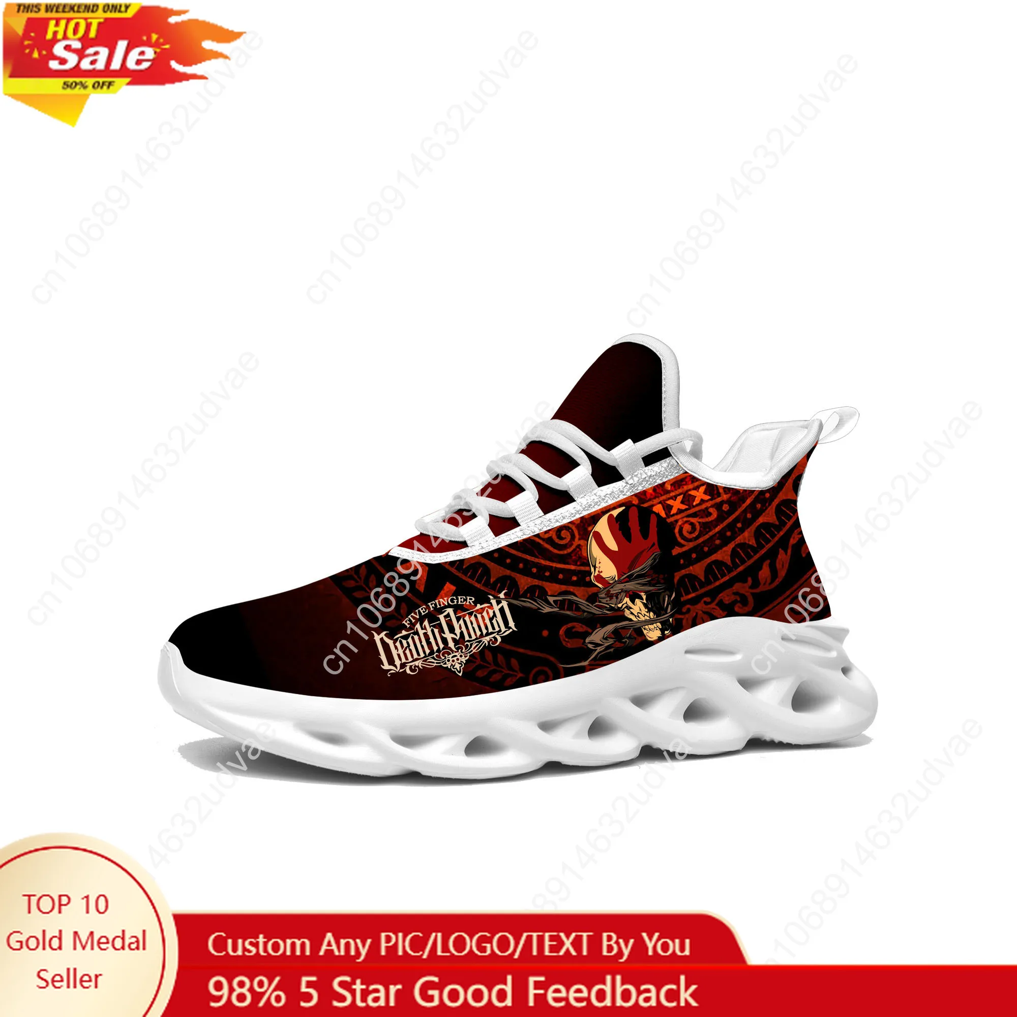 Women'S Shoes Running Sports - Five Finger Death Punch Sports Sneakers