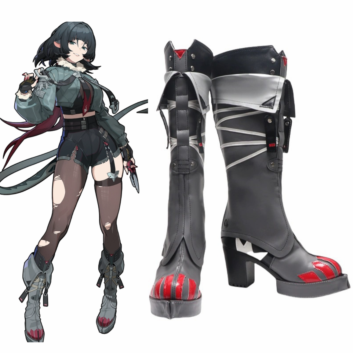 Women'S Shoes Zone - Zenless Zone Zero Jane Doe Cosplay