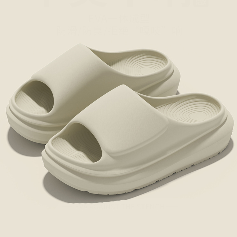 Women'S Shoes Non Slip - Solid Color Thick Bottom Slippers Women