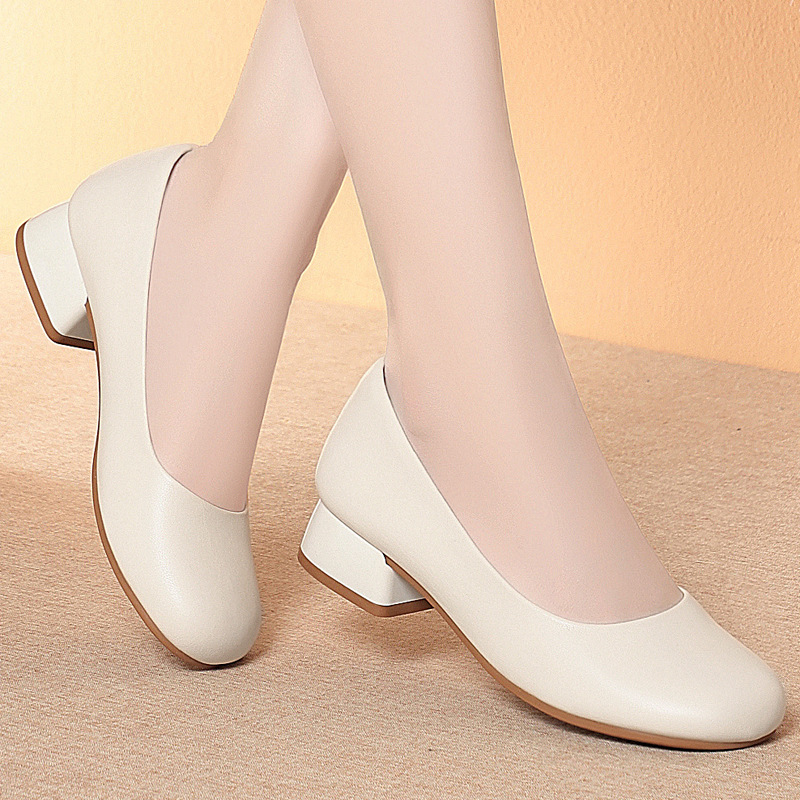 Women'S Shoes For Work - 3cm Breathable Comfortable All Match Soft