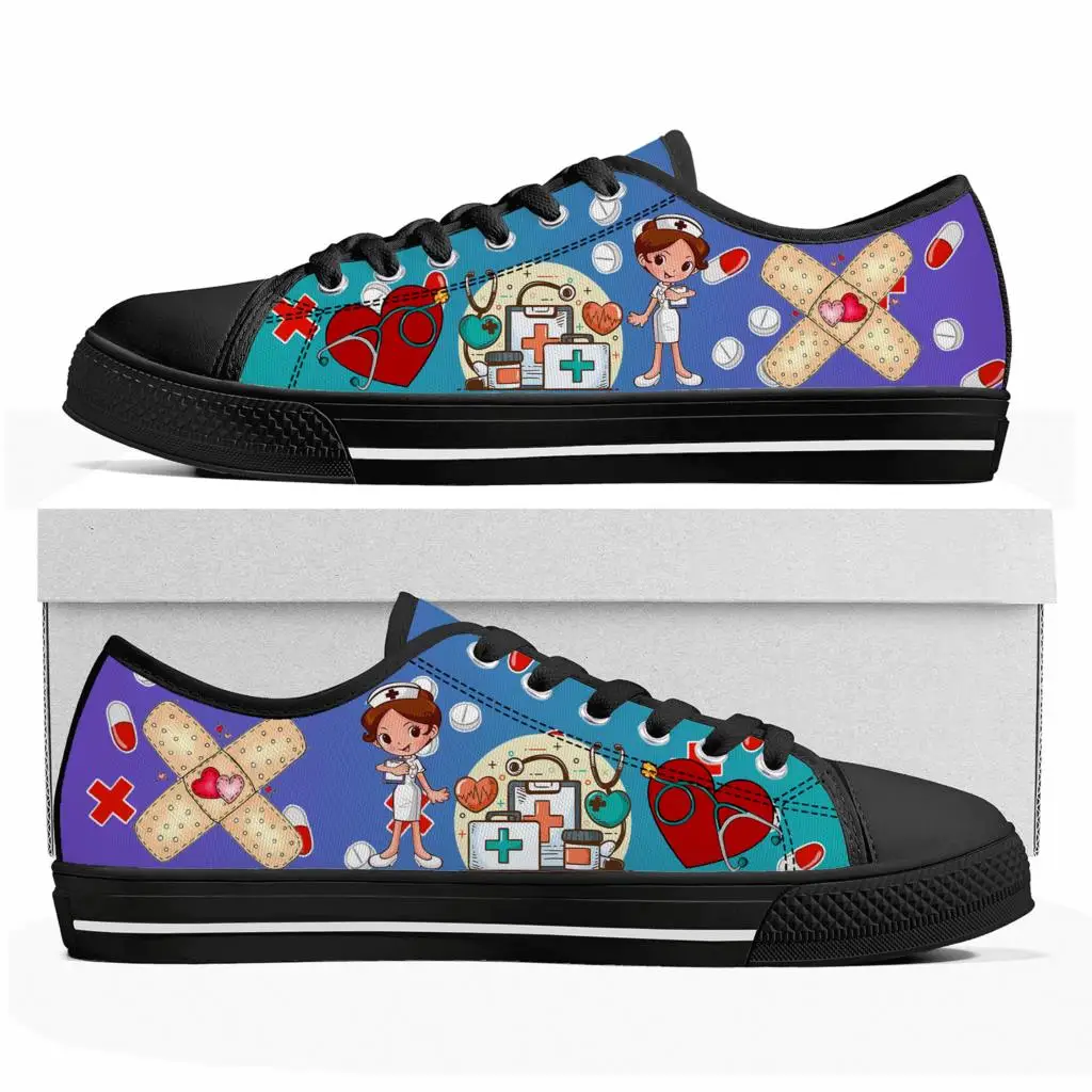 Cute Cartoon Nurse Doctor Medi - Women'S Shoes Nursing 리뷰 및 가격