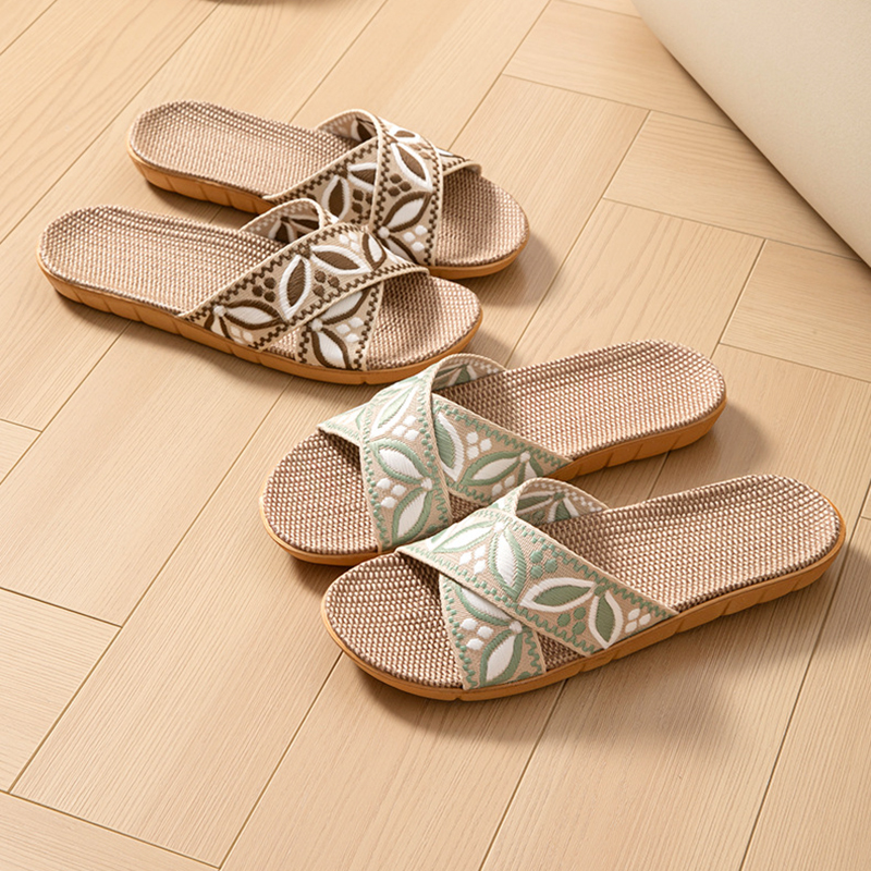 Linen Home Slippers Women Flat - Women'S Shoes Non Slip 리뷰 및 가격
