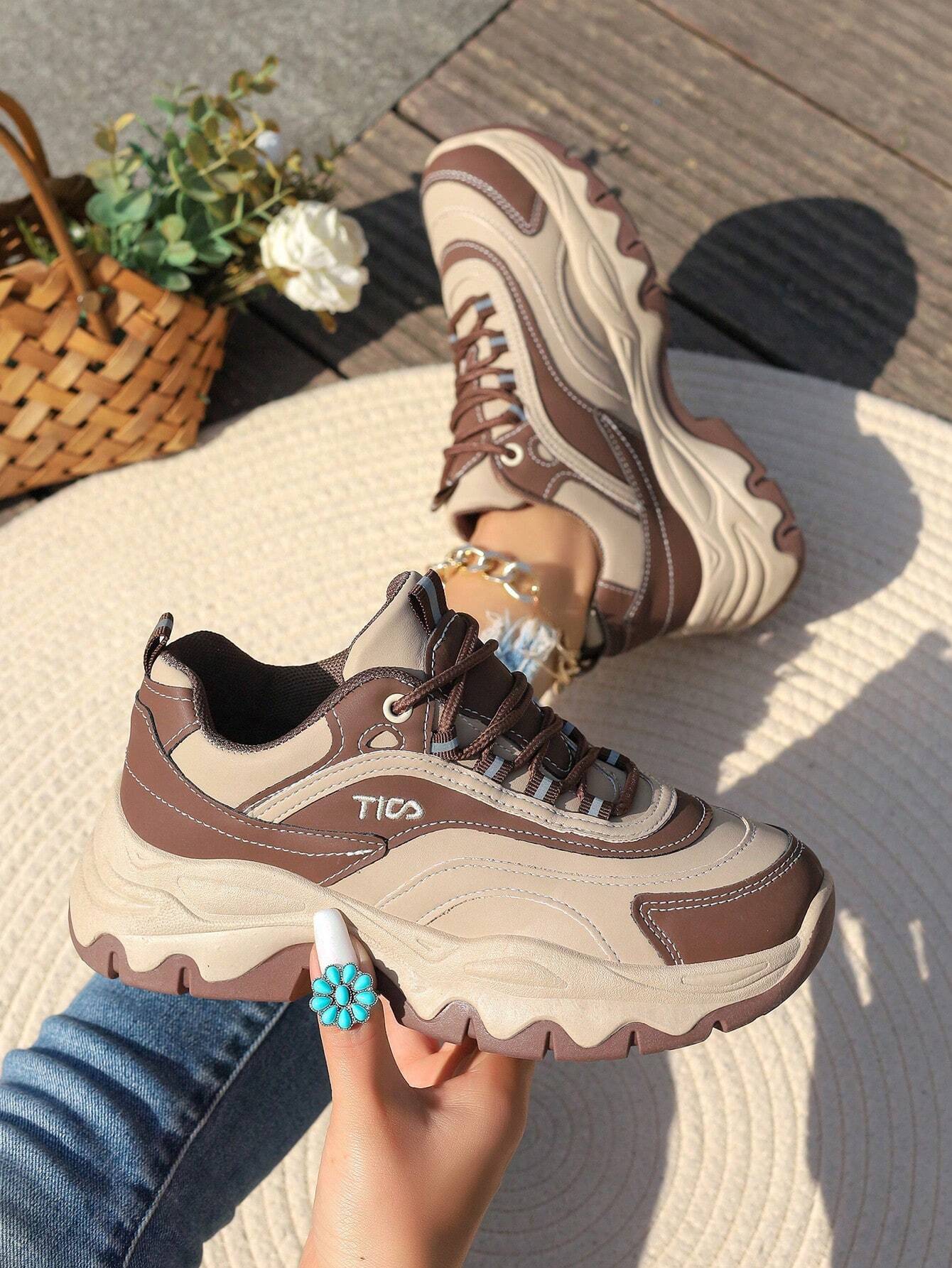 Chunky Sneakers Korean Style B - Women'S Shoes Running Sports 리뷰 및 가격