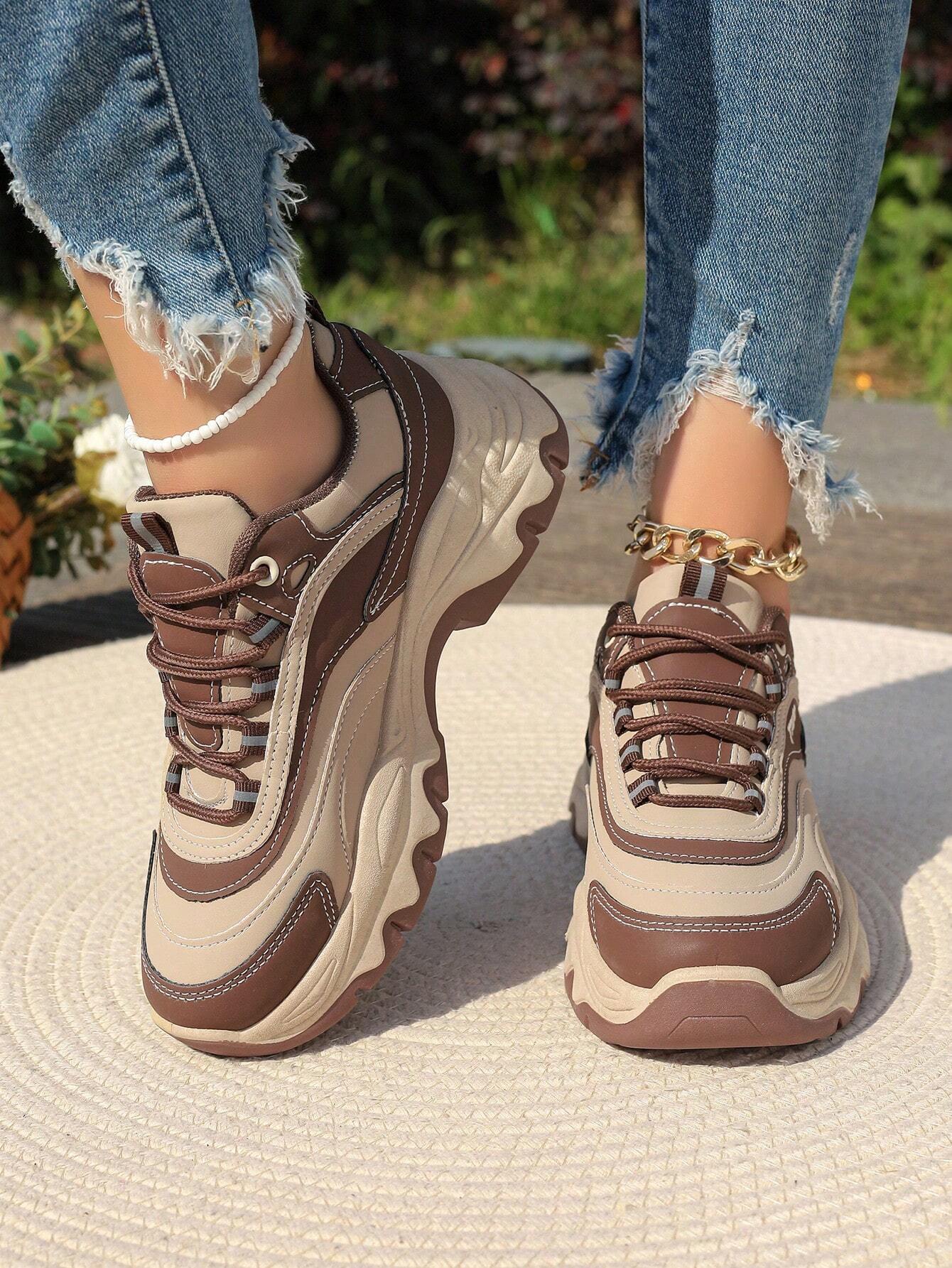 Chunky Sneakers Korean Style B - Women'S Shoes Running Sports 리뷰 및 가격