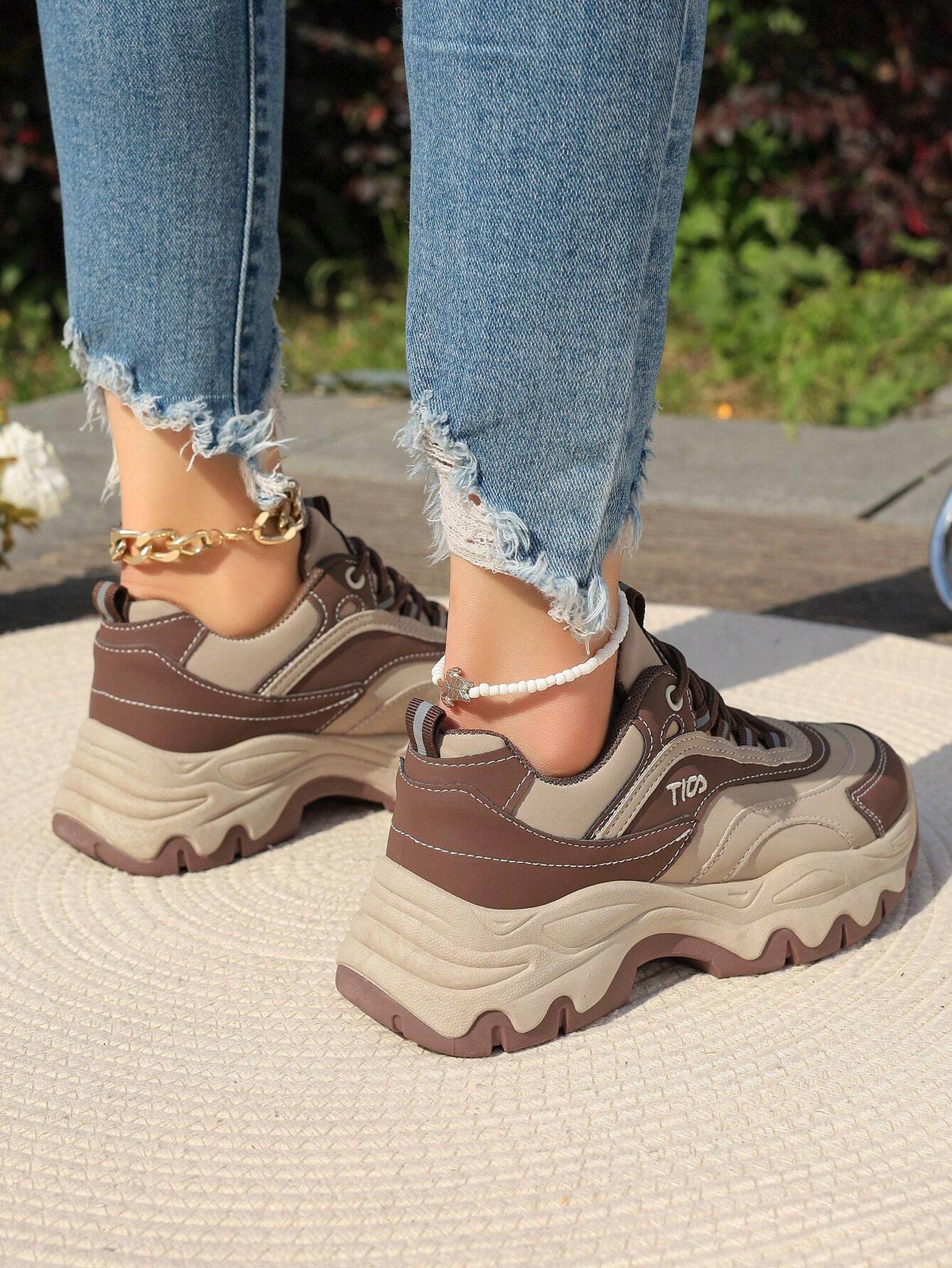 Chunky Sneakers Korean Style B - Women'S Shoes Running Sports 리뷰 및 가격