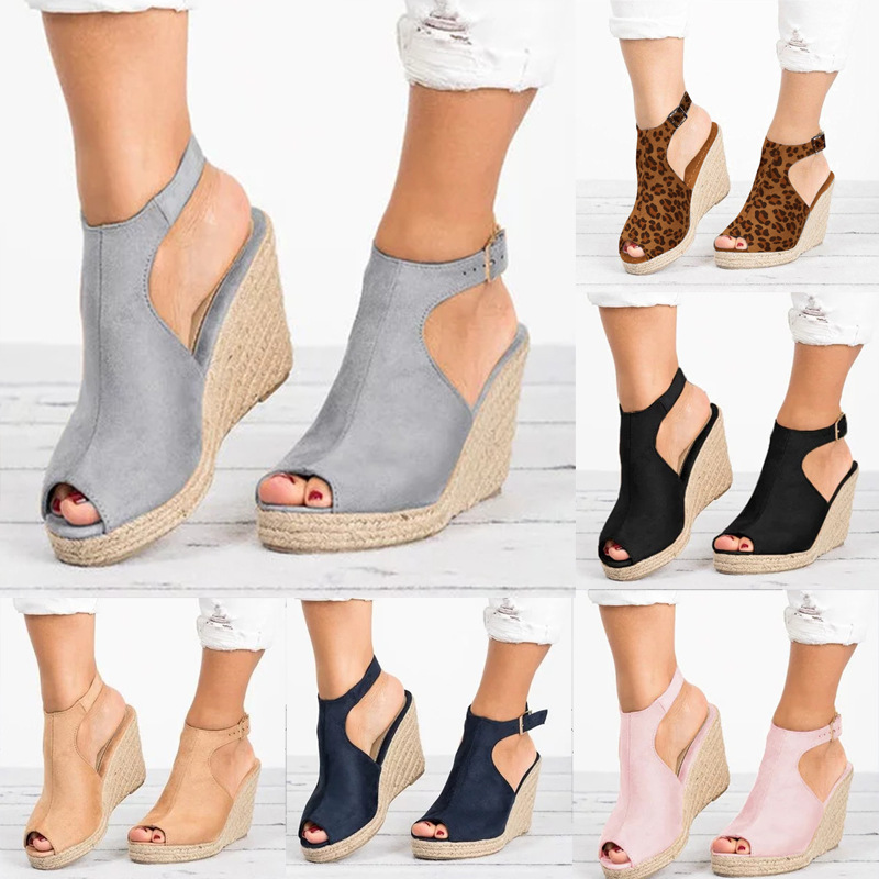 Heeled Sandals for Women Summe - Espadrille Wedge Shoes 리뷰 및 가격