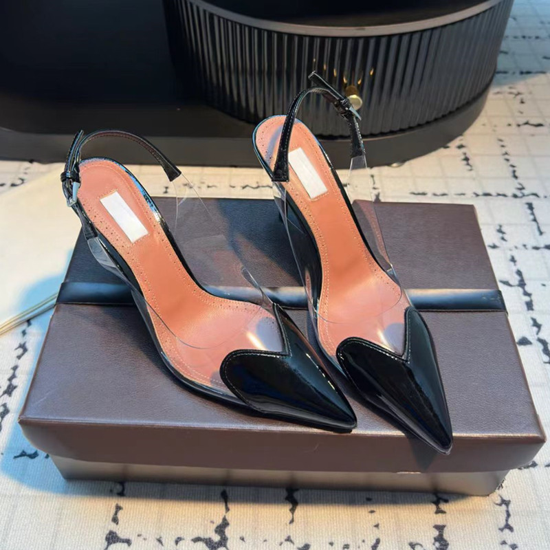 Designer Brand Original Heart- - Clear Strap Heel 리뷰 및 가격
