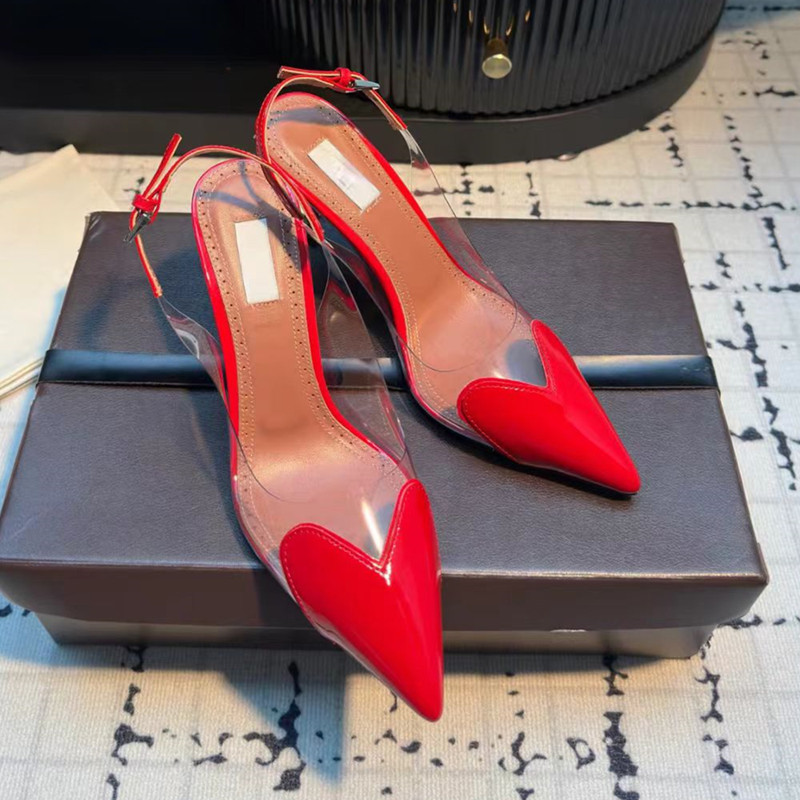 Designer Brand Original Heart- - Clear Strap Heel 리뷰 및 가격