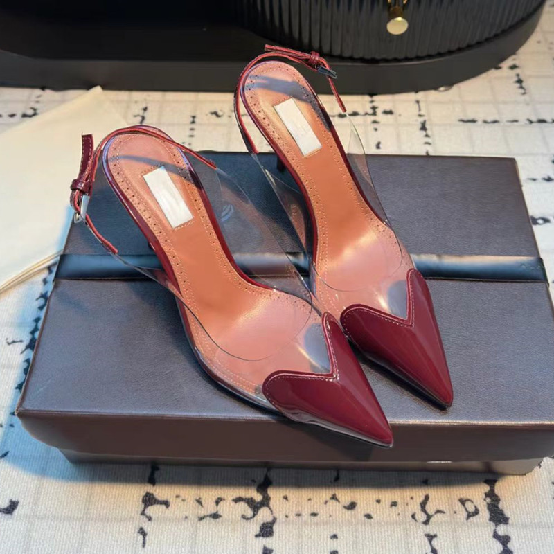Designer Brand Original Heart- - Clear Strap Heel 리뷰 및 가격