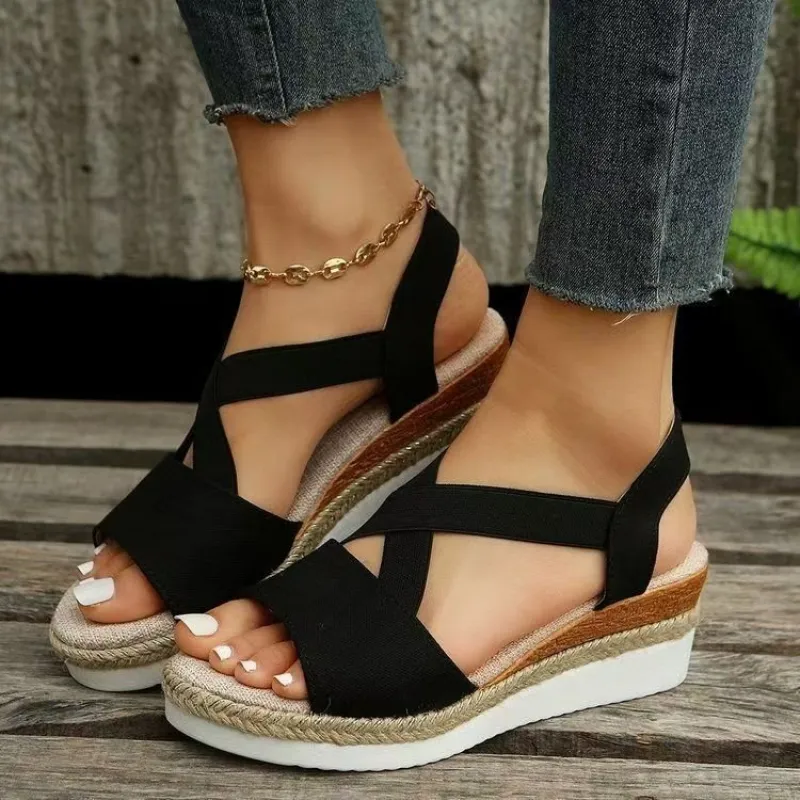 Women's Platform Wedge Sandals - Espadrille Wedge Shoes 리뷰 및 가격
