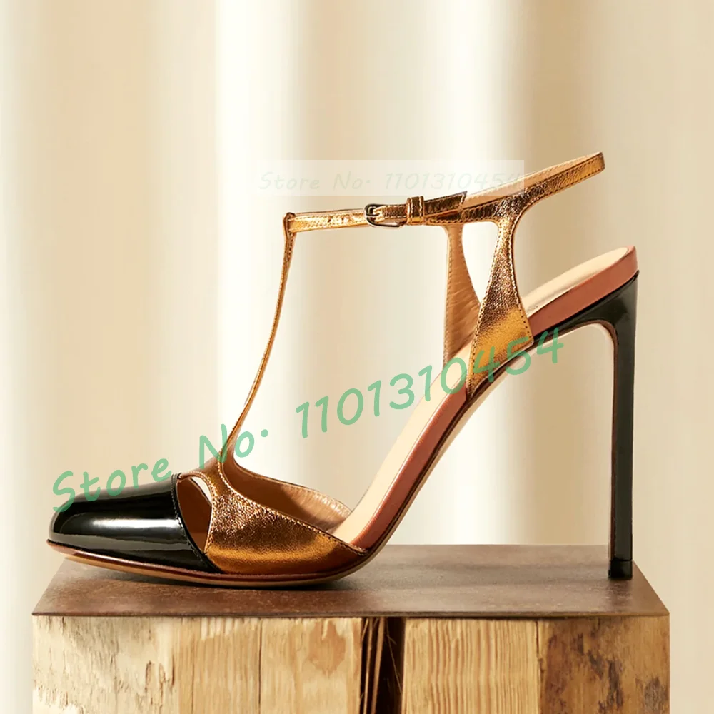 Two Tones T-bar Sandals For Wo - Women'S Shoes For Work 리뷰 및 가격