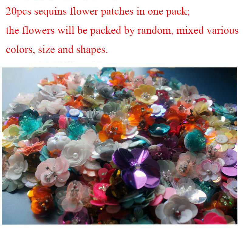 20PCS/Pack Random Sequins Flow - Women Shoes Jeans 리뷰 및 가격