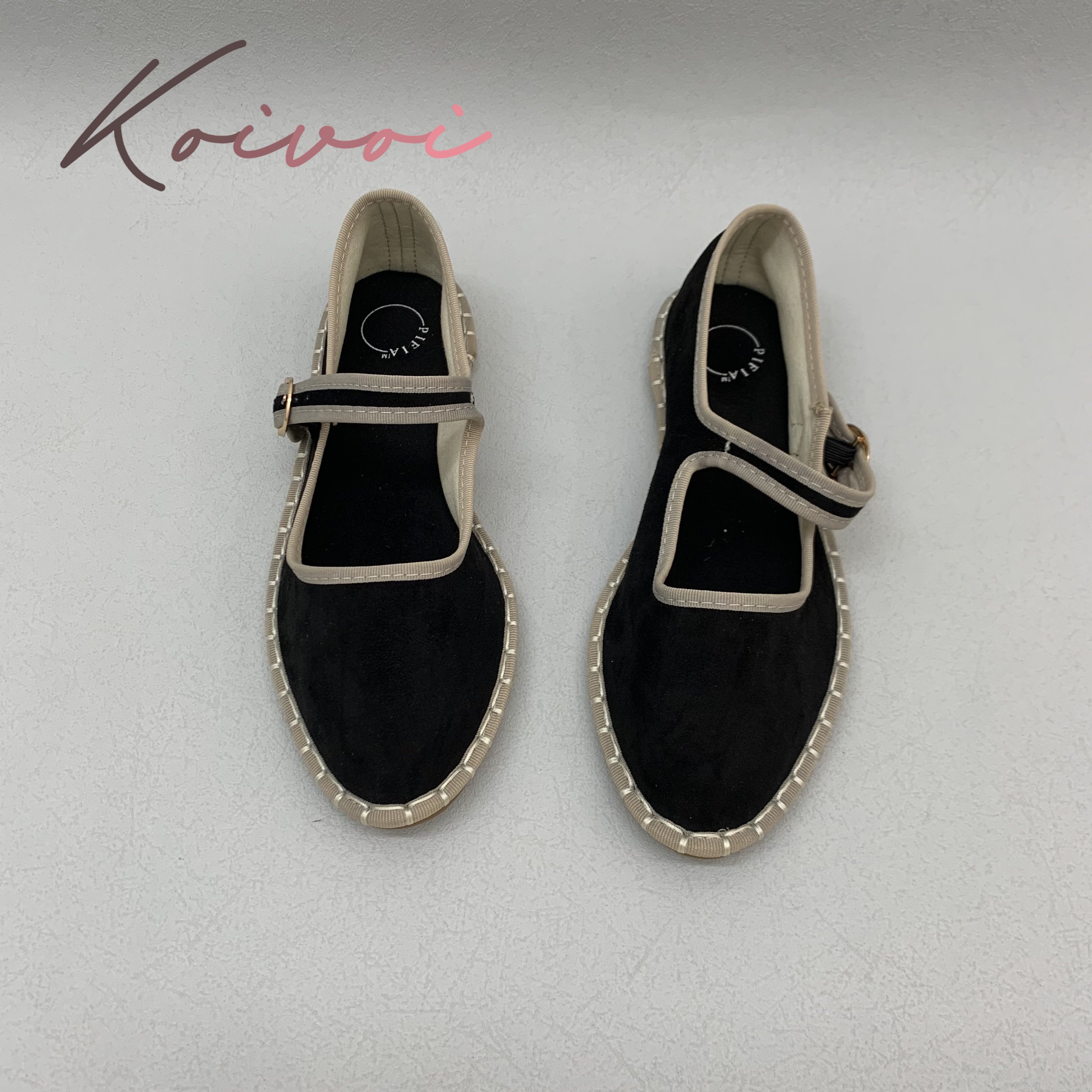 Hand Stitch Buckle Strap Flats - Women Shoes Jeans 리뷰 및 가격
