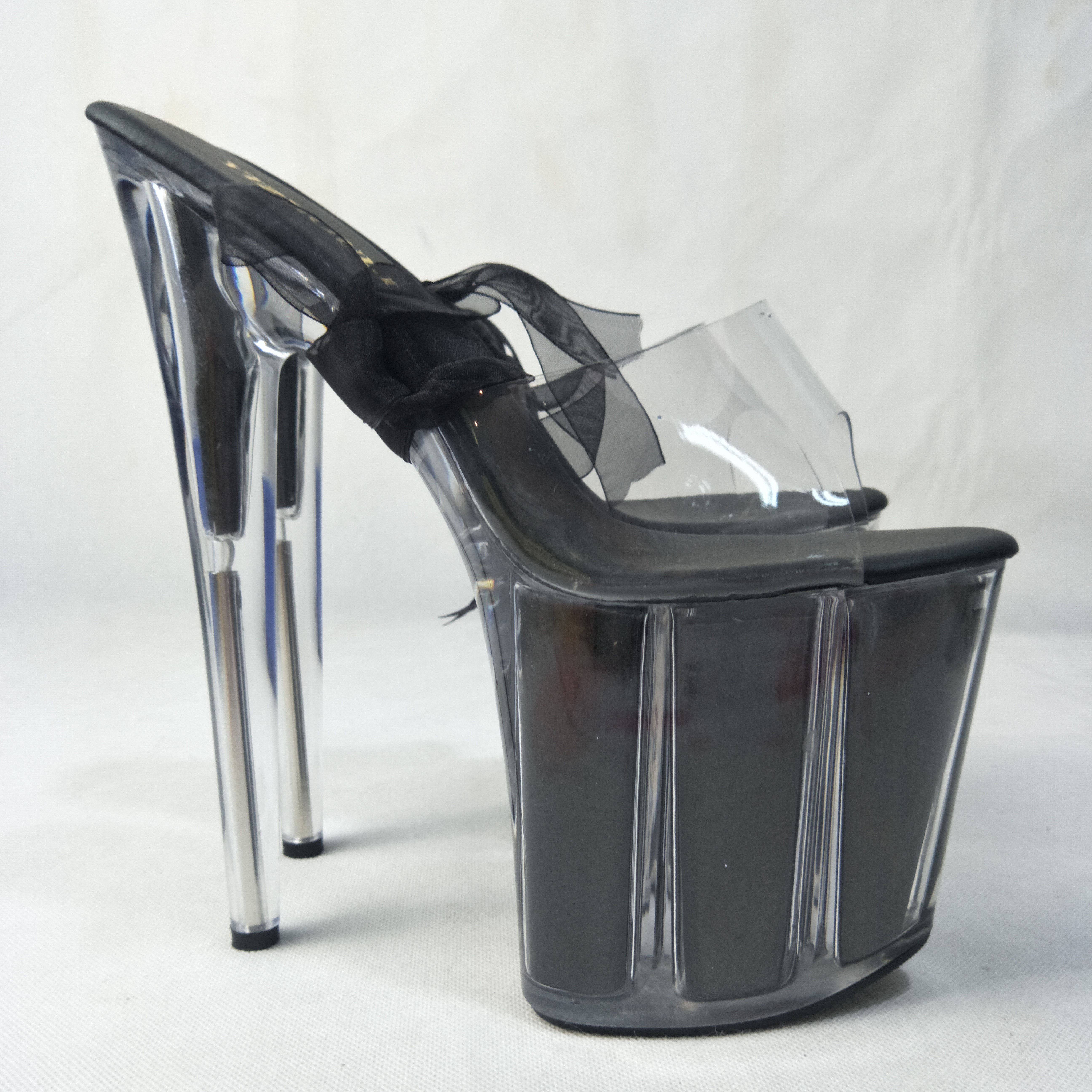 20 cm sexy stiletto heels, sat - Clear Strap Heel 리뷰 및 가격