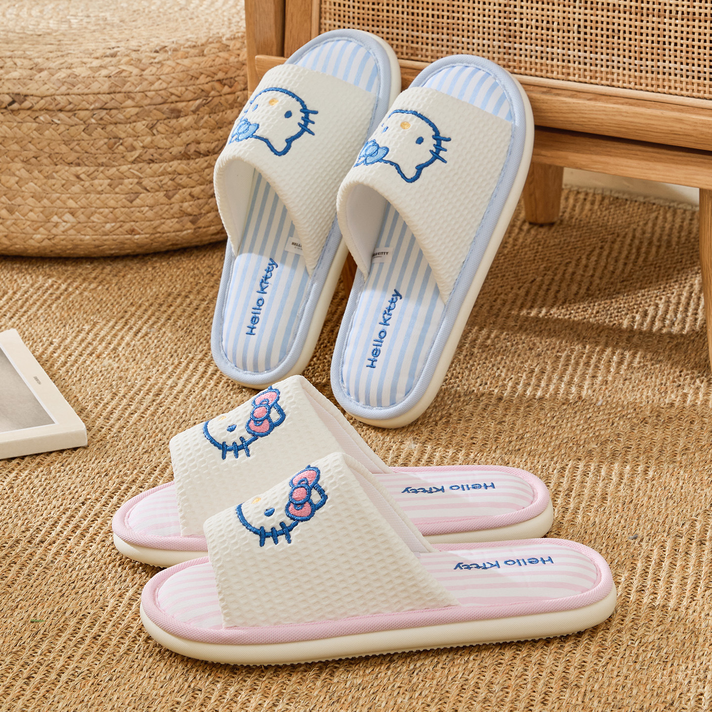 Cartoon Kuromi Linen Slippers  - Women'S Shoes Non Slip 리뷰 및 가격