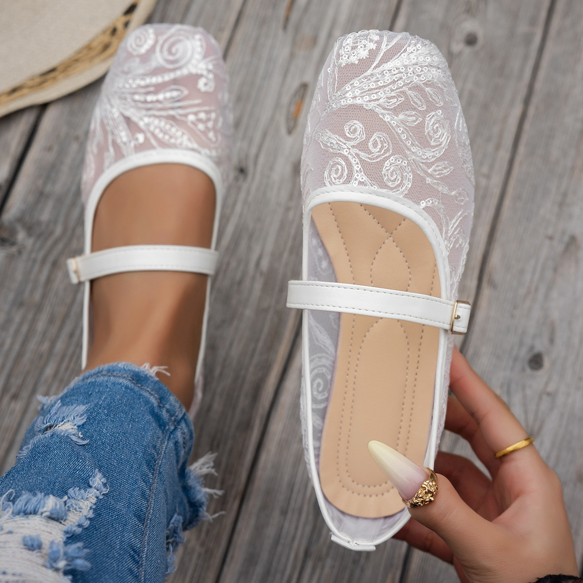 Women's New Summer Large Size  - Women'S Shoes Loafers Black 리뷰 및 가격