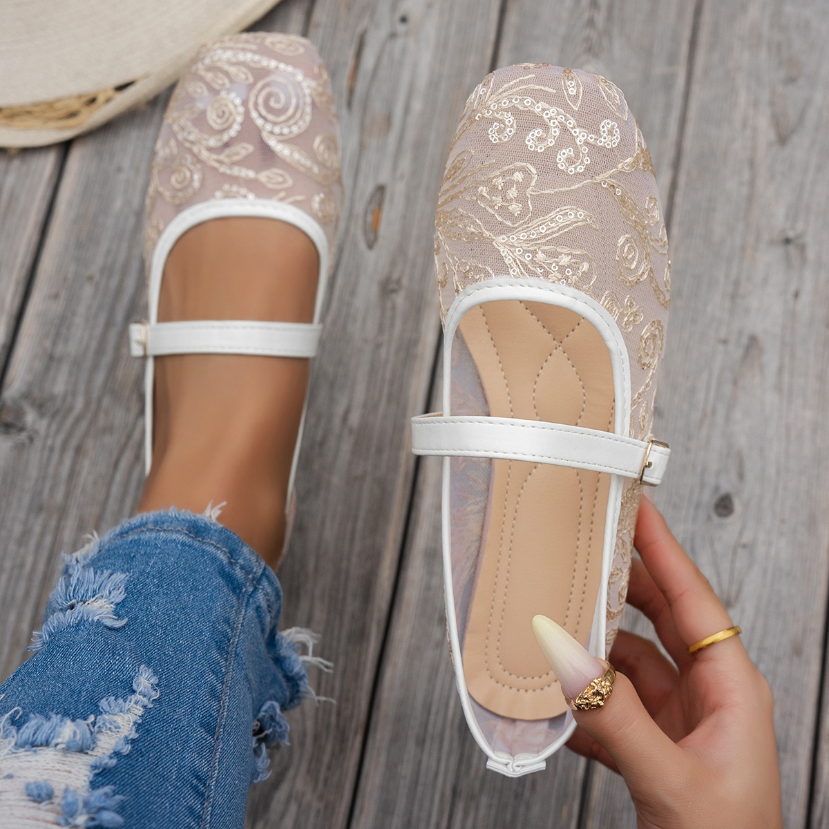 Women's New Summer Large Size  - Women'S Shoes Loafers Black 리뷰 및 가격