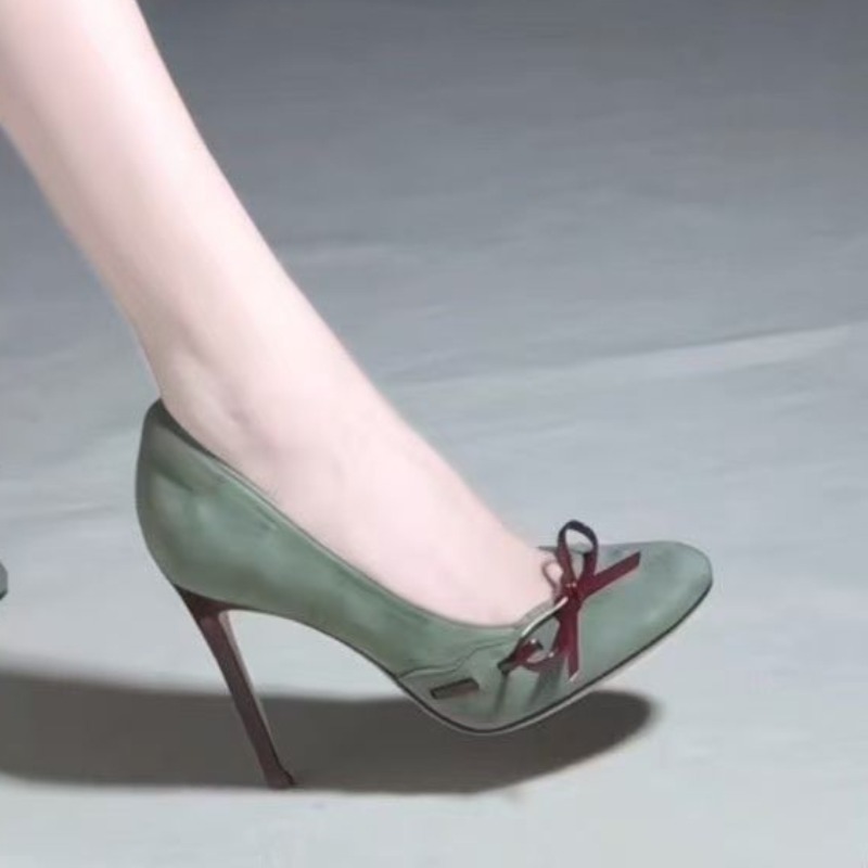 Temperament Super High Heel Si - Leopard Print Heels 리뷰 및 가격