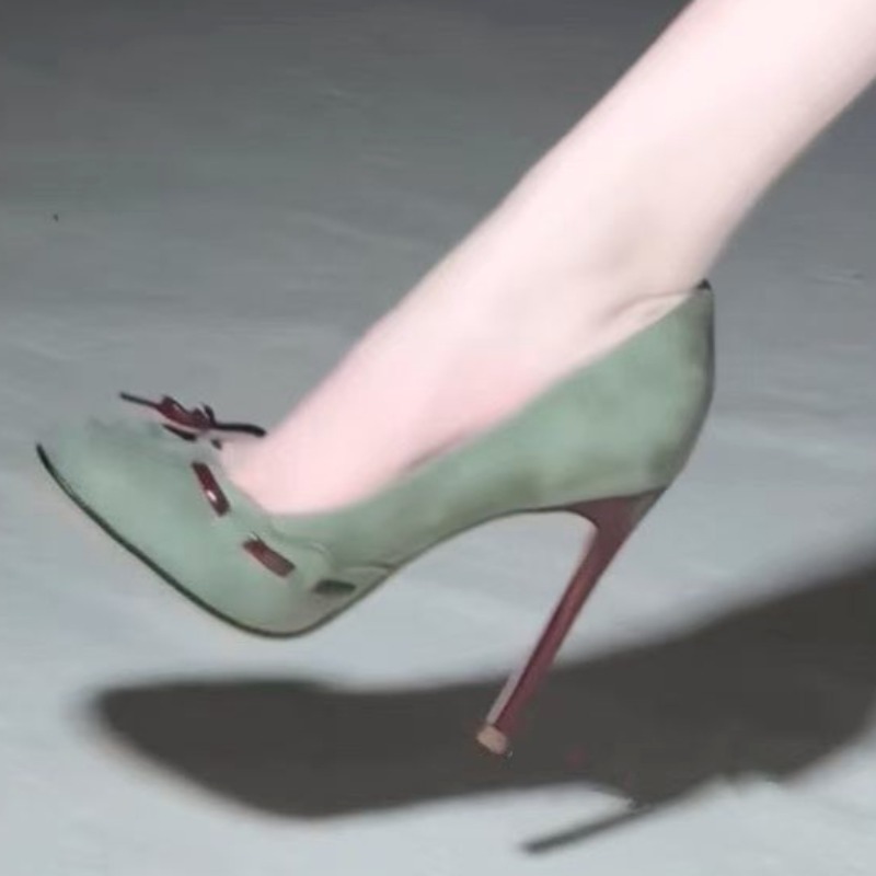 Temperament Super High Heel Si - Leopard Print Heels 리뷰 및 가격