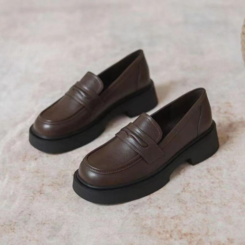 Women Black/Reddish Brown Plat - Women'S Shoes Loafers Black 리뷰 및 가격