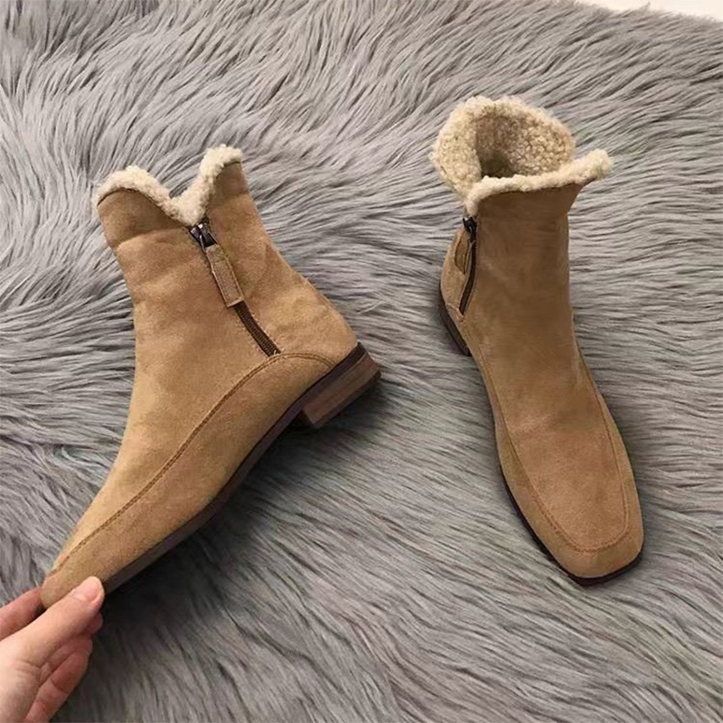 Women Fur Snow Boots Flats Spo - Women'S Shoes Trending 2025 리뷰 및 가격