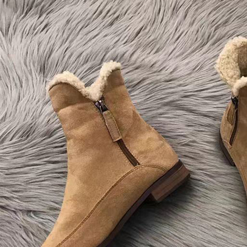 Women Fur Snow Boots Flats Spo - Women'S Shoes Trending 2025 리뷰 및 가격