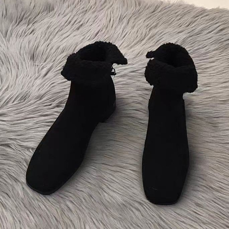 Women Fur Snow Boots Flats Spo - Women'S Shoes Trending 2025 리뷰 및 가격