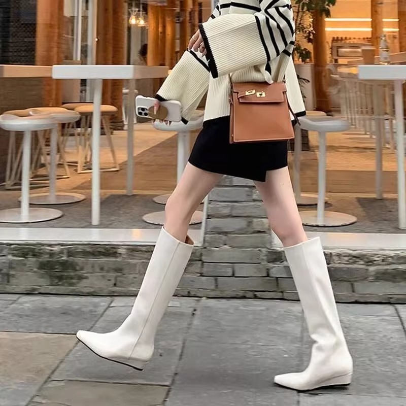 Fashion Knee-High Women's Boot - Women'S Shoes For Work 리뷰 및 가격