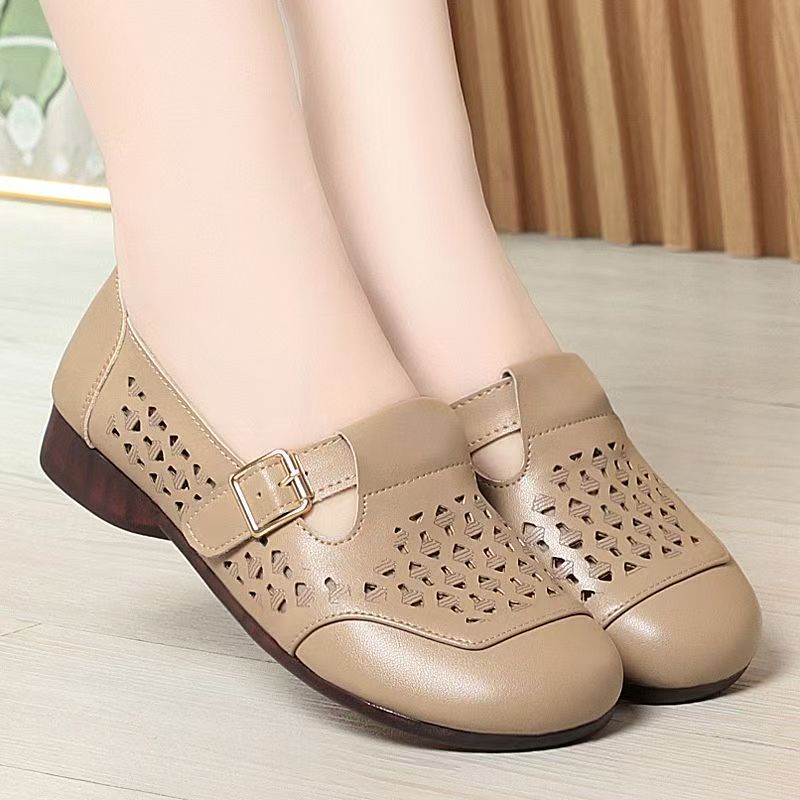 Women's Leather Hollow Out Low - Women'S Shoes Non Slip 리뷰 및 가격