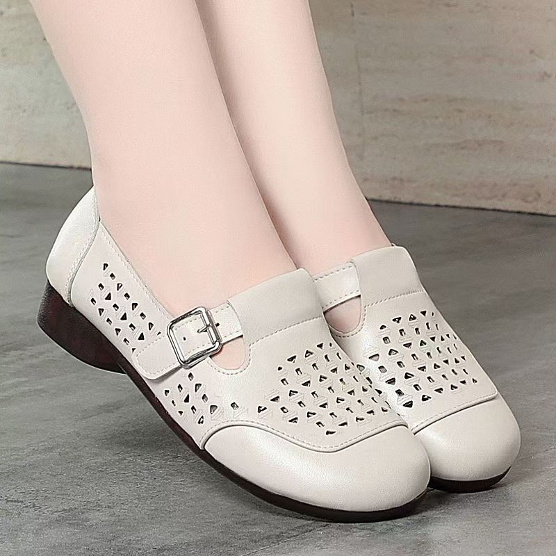 Women's Leather Hollow Out Low - Women'S Shoes Non Slip 리뷰 및 가격