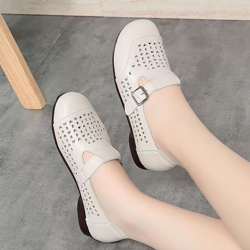 Women's Leather Hollow Out Low - Women'S Shoes Non Slip 리뷰 및 가격