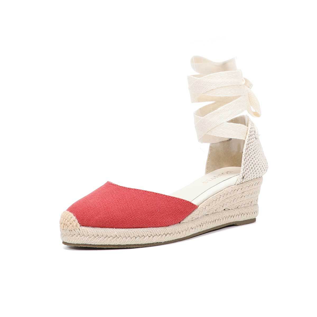 Women Wedge Espadrilles Lace U - Espadrille Wedge Shoes 리뷰 및 가격