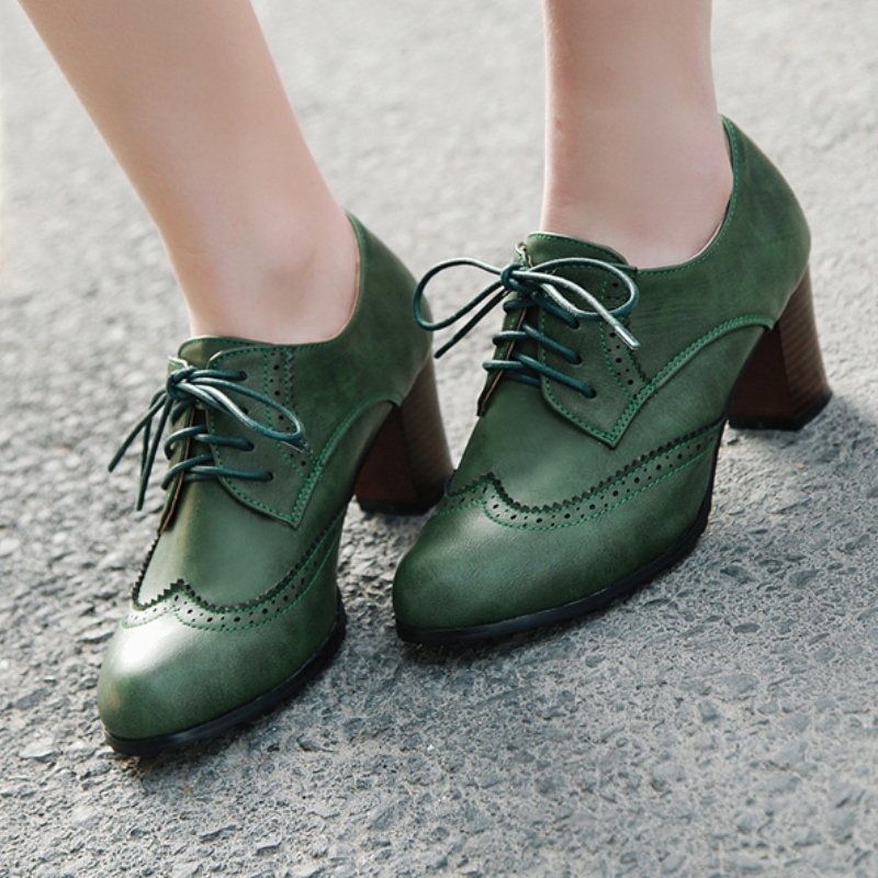 Vintage Women's High Heels Loa - Women'S Shoes Loafers Black 리뷰 및 가격