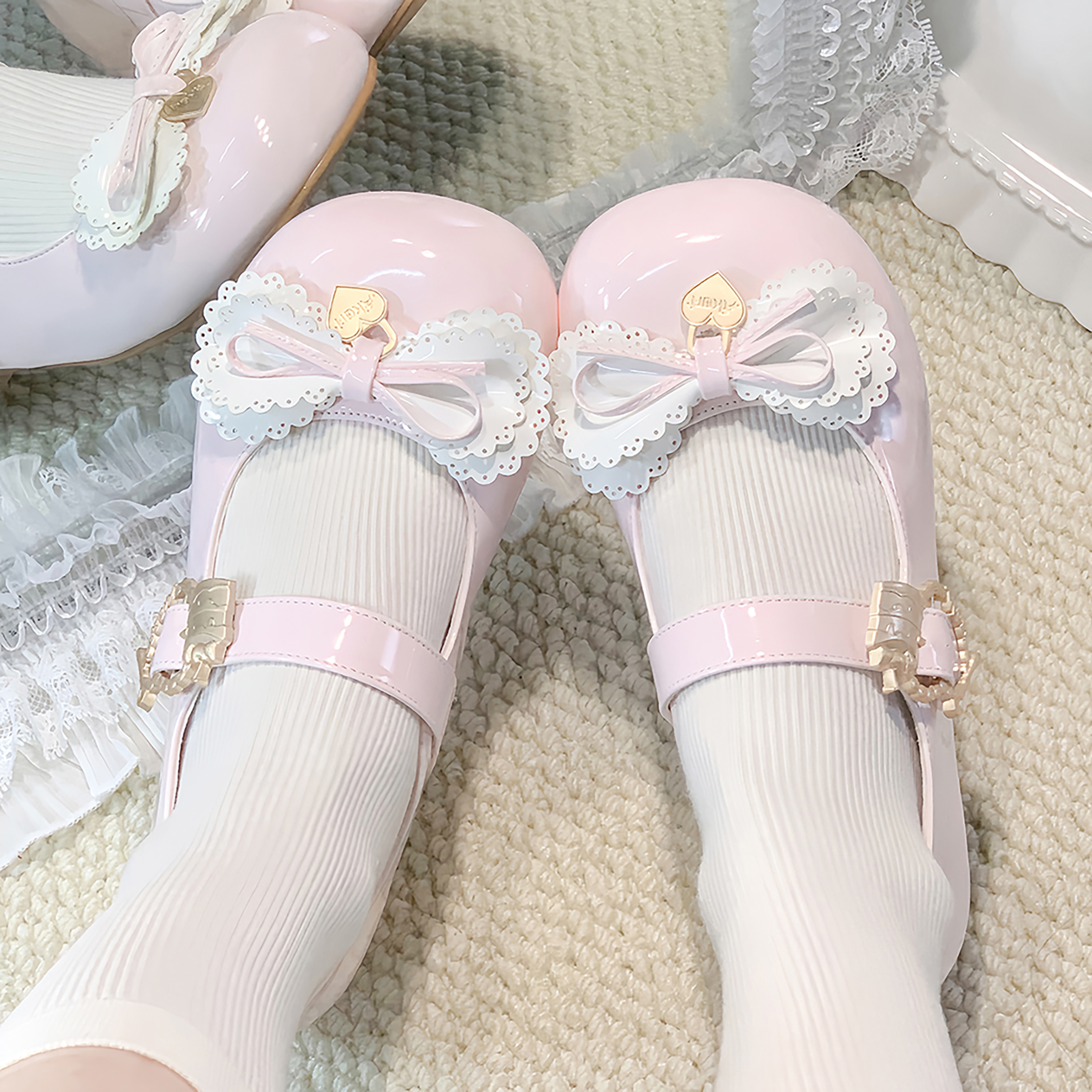 Women's Shoes Bowknot Lolita S - Ankle Strap Heels 리뷰 및 가격