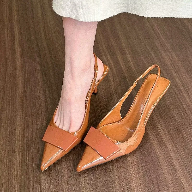 Fashion Square Buckle Pointed  - Leopard Print Heels 리뷰 및 가격