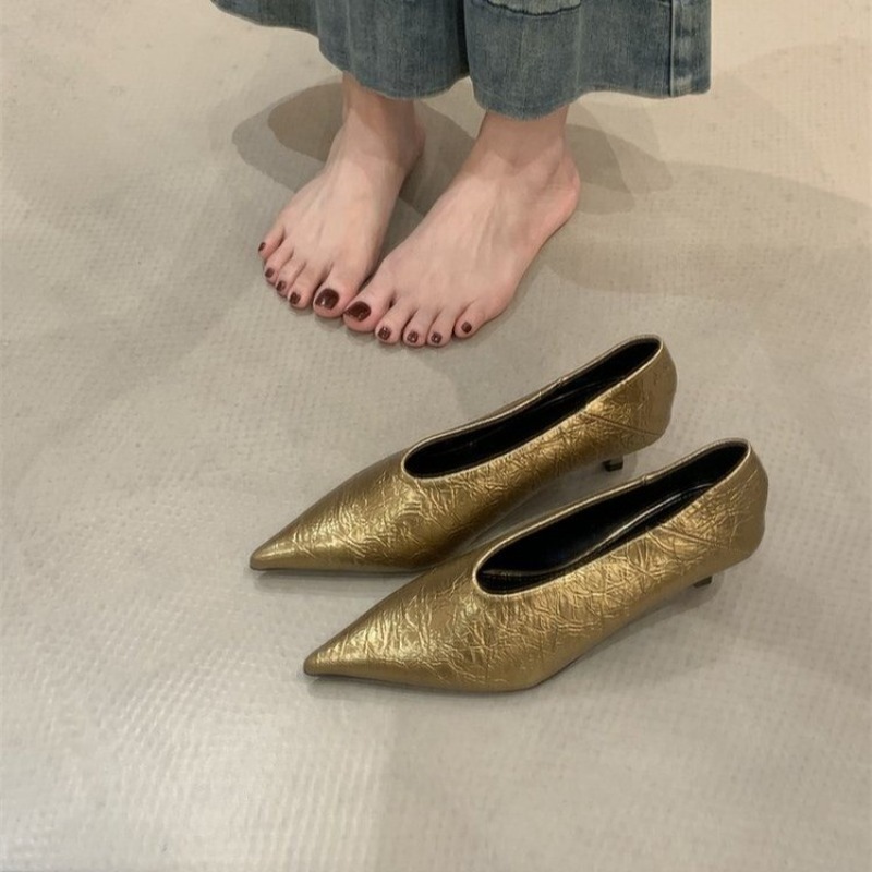2025 Autumn New Commuter Wind  - Shoes Women Pumps 리뷰 및 가격