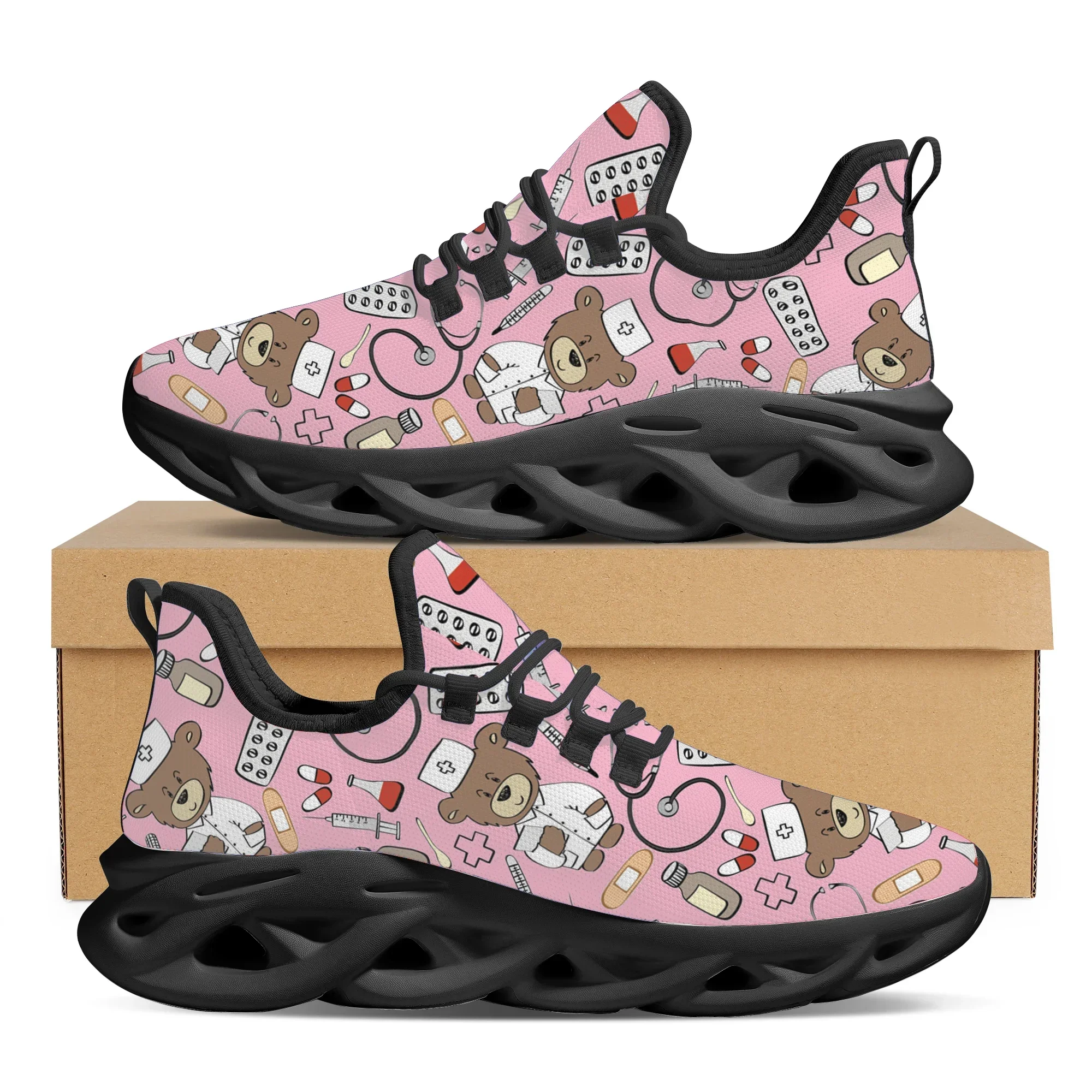 Pink Cartoon Doctor Nurse Shoe - Women'S Shoes Nursing 리뷰 및 가격