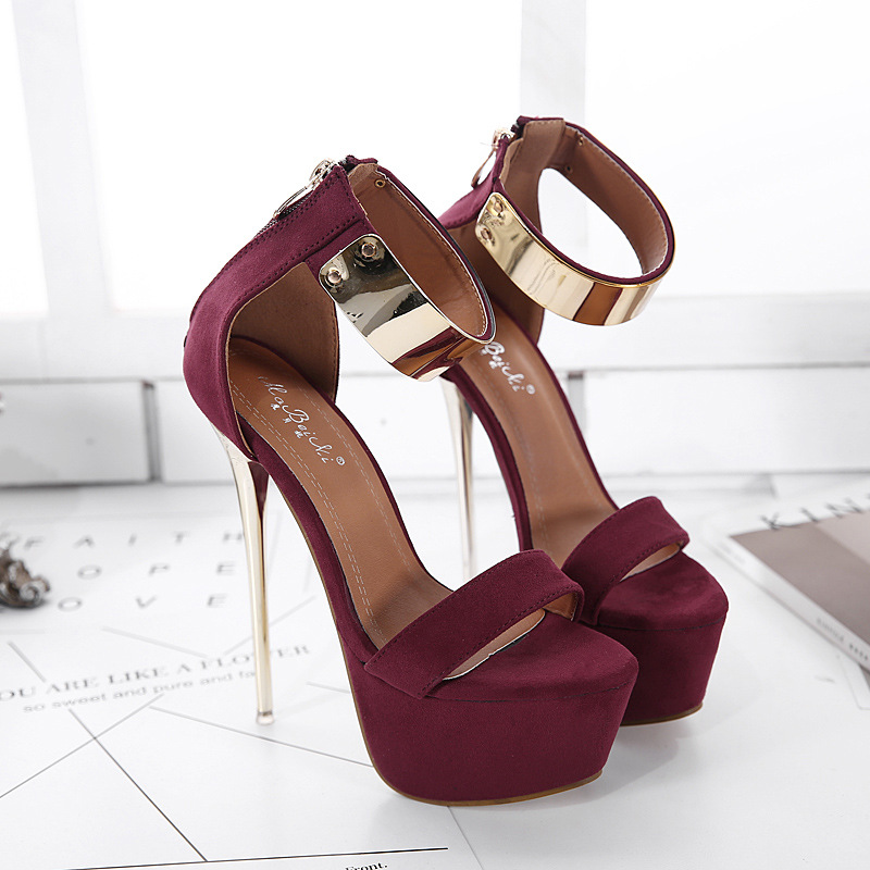 2026 Fashion Designer Metal An - Ankle Strap Heels 리뷰 및 가격