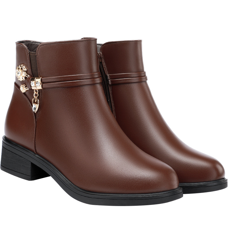 Women's Rhinestone Leather Boo - Women Shoes Jeans 리뷰 및 가격