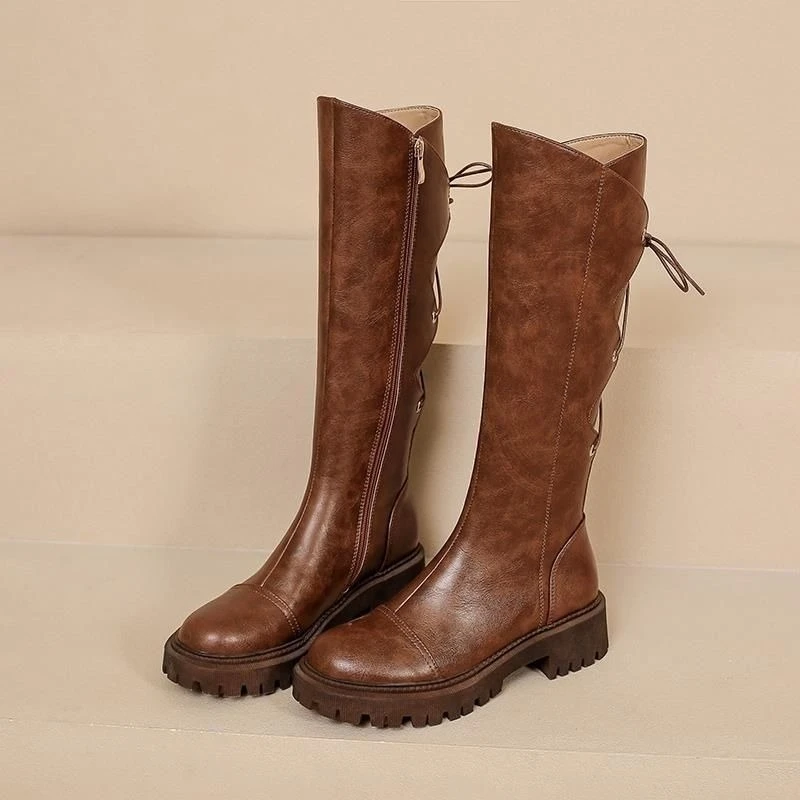 Brown Leather Platform Women's - Women'S Shoes Trending 2025 리뷰 및 가격