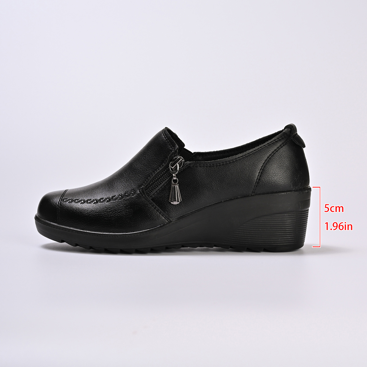 Women Genuine Leather Shoes Sp - Women'S Shoes Loafers Black 리뷰 및 가격
