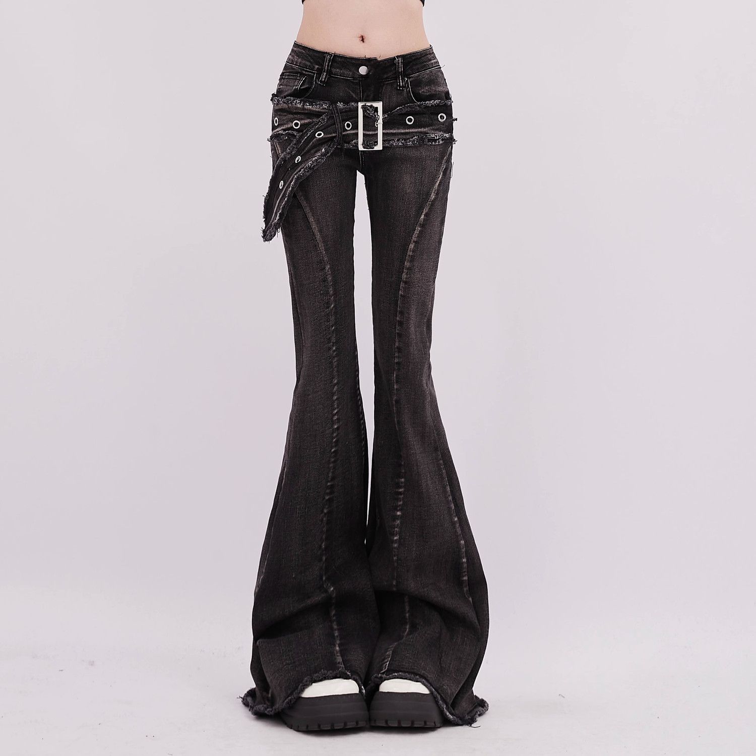 Vintage Slim Micro-flare Jeans - Women Shoes Jeans 리뷰 및 가격