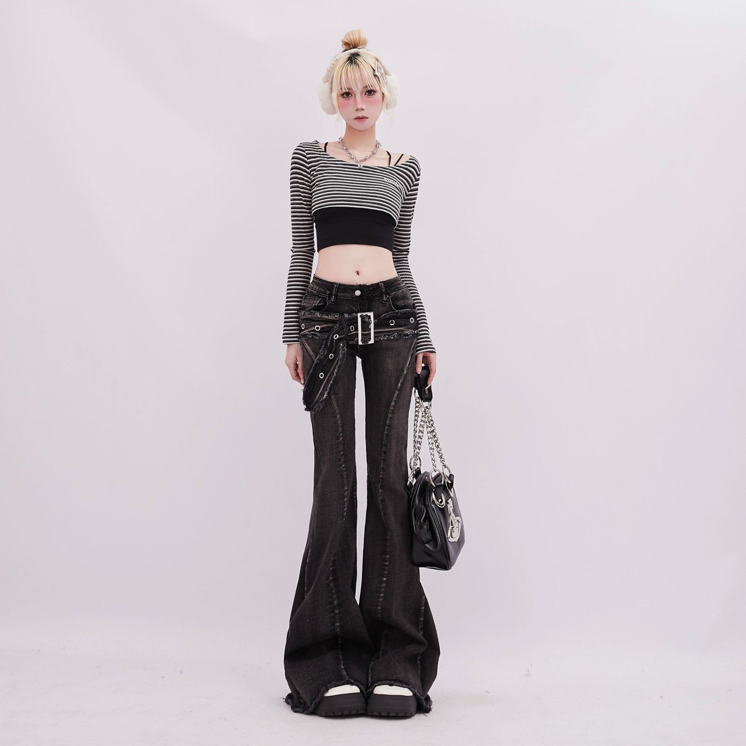 Vintage Slim Micro-flare Jeans - Women Shoes Jeans 리뷰 및 가격