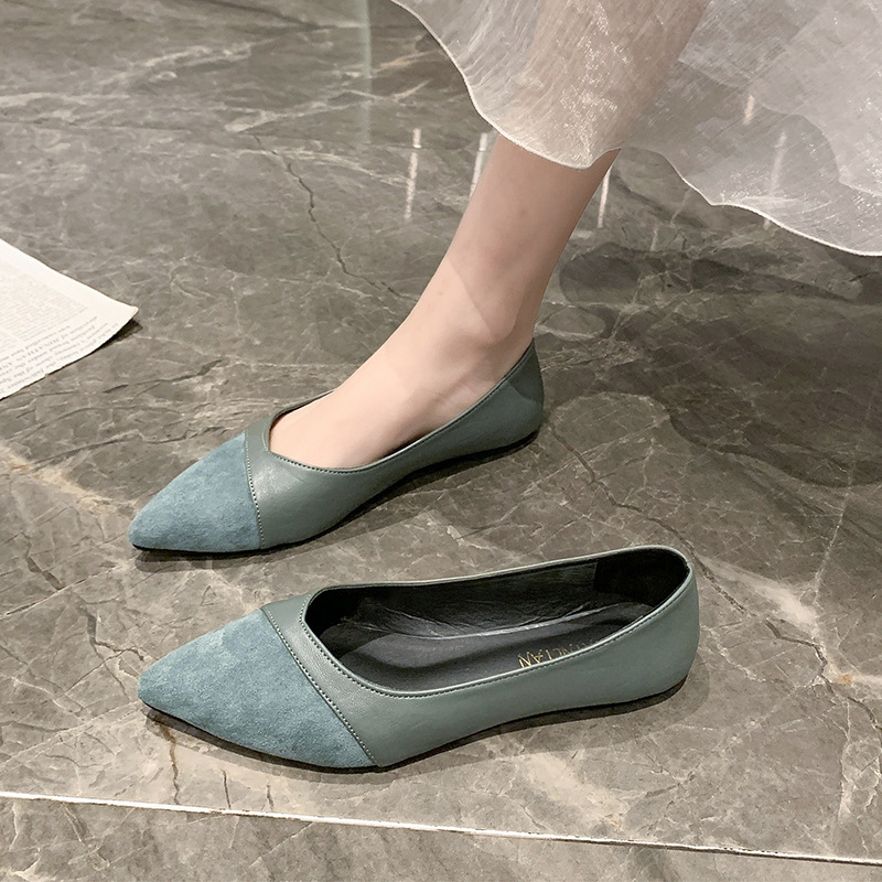 Flat black leather shoes for w - Women'S Shoes For Work 리뷰 및 가격
