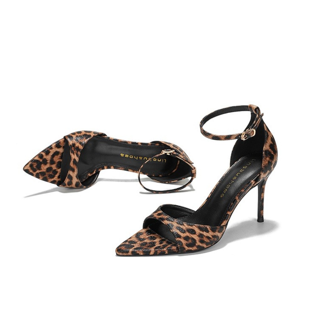 Leopard Print Women's Sandals  - Leopard Print Heels 리뷰 및 가격