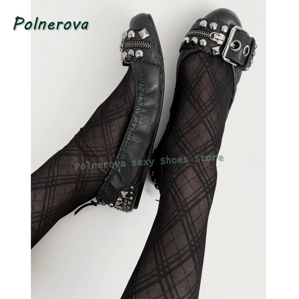 Rivet Belt Buckle Mary Jane Sh - Shoes Women Pumps 리뷰 및 가격
