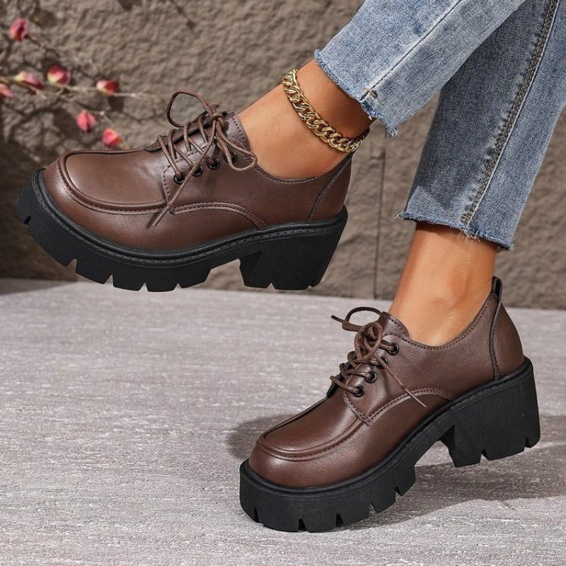 Large Size Thick-soled Loafers - Women'S Shoes Professional 리뷰 및 가격