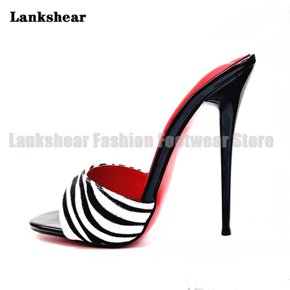 Zebra Print High Heel Mules Re - Leopard Print Heels 리뷰 및 가격
