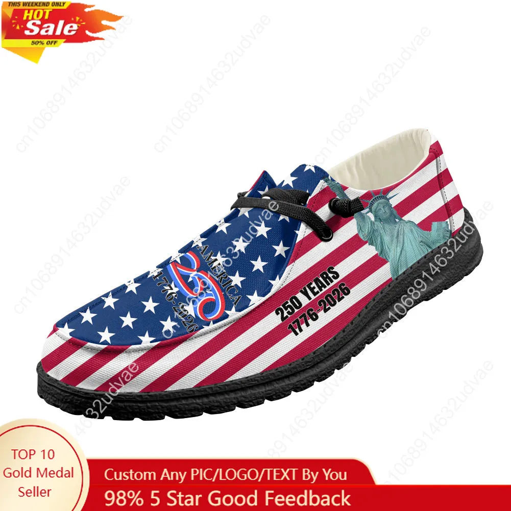 America 250th Anniversary 1776 - Women'S Shoes Loafers Black 리뷰 및 가격